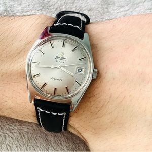 OMEGA GENEVE MEISTER DOUBLE NAME watch 🌟🌟🌟